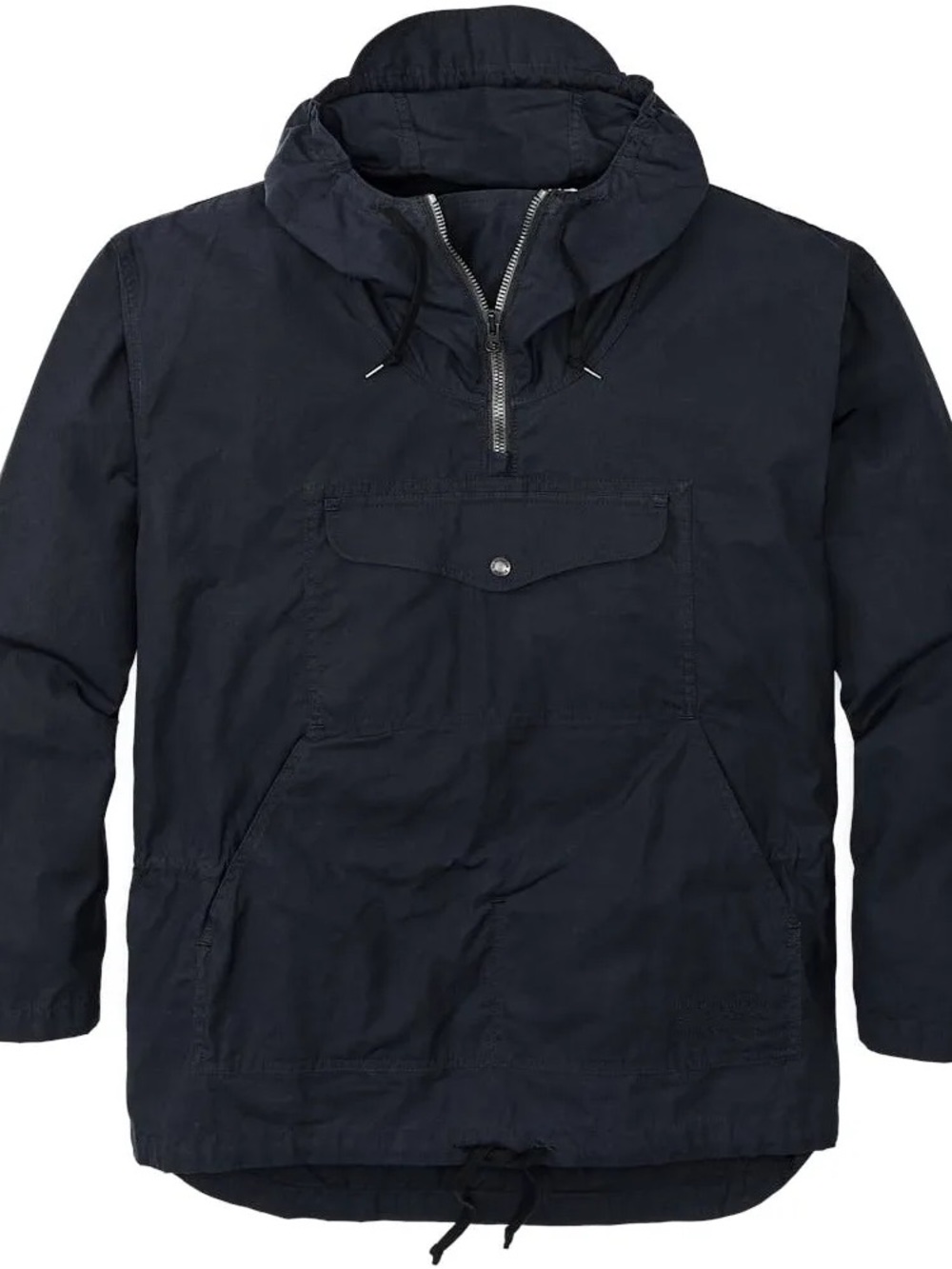 Filson Navy Hooded Anorak Windbreaker